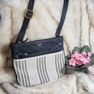 🦃 Fossil Black White Purse